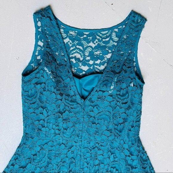 Davids Bridal Dress Women 8 Sleeveless Lace Wedding Formal Party Prom Bridesmaid - Picture 8 of 12